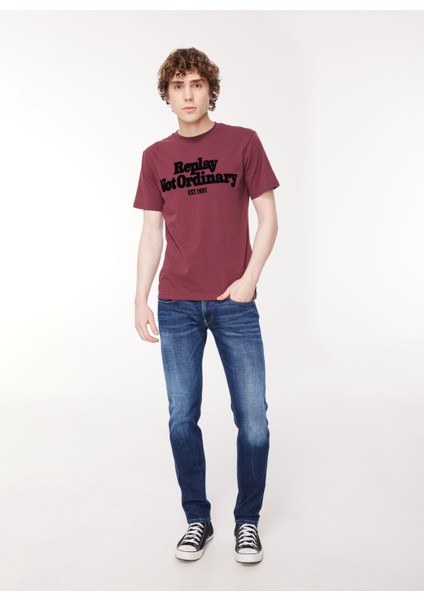 Normal Bel Slim Fit Erkek Denim Pantolon M914Q 007 Dark Blue
