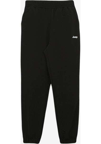 Lastikli Bel Standart Siyah Kadın Pantolon J4SL-PNT7004