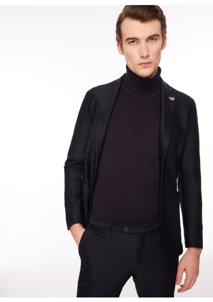 Slim Fit Koyu Lacivert Erkek Ceket G1J1_IYQR fiyatları