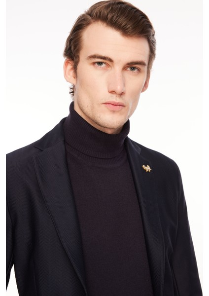 Slim Fit Koyu Lacivert Erkek Ceket G1J1_IYQR modelleri
