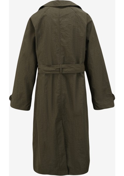 Koyu Haki Kadın Pardösü F4SL-TRC0412 fiyatları