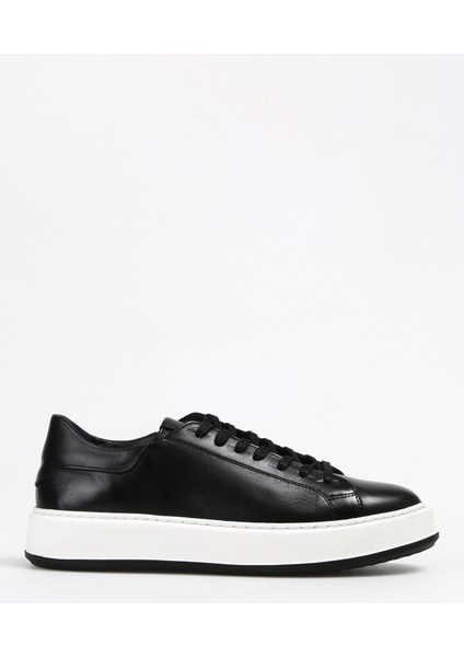 Siyah Erkek Deri Sneaker JAROD