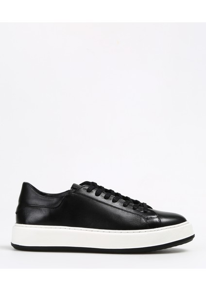 Siyah Erkek Deri Sneaker JAROD