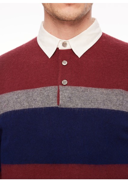 Polo Yaka Slim Fit Gri Erkek Kazak A274A05L126/D- indirimleri