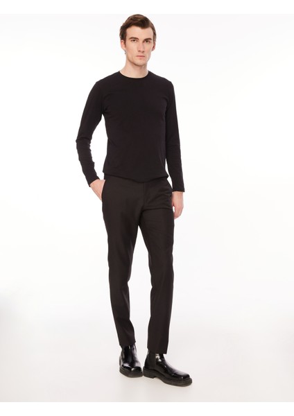 Bisiklet Yaka Siyah Erkek T-Shirt A279T72COT- fiyatları