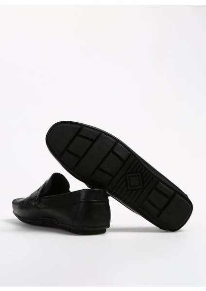 Siyah Erkek Deri Günlük Ayakkabı Gerva fırsatları