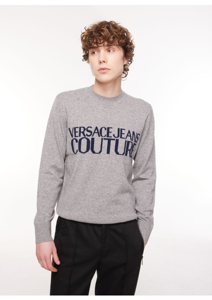 Bisiklet Yaka Slim Fit Gri - Mavi Erkek Kazak 75Gafm01Cm31Hmgp fiyatları