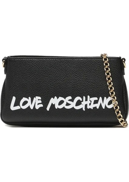 Love Moschino Siyah Kadın 12X21X5 cm Omuz Çantası JC4255PP0HK1300A