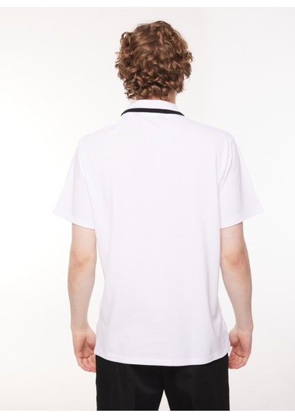 Beyaz Erkek Polo T-Shirt 75OAGT05 indirimleri