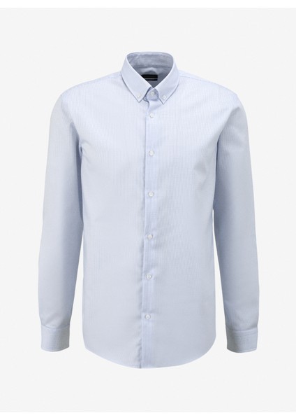 Mavi Erkek Ekose Gömlek F4SM-GML 0227