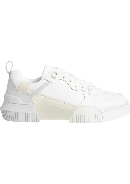 Calvin Klein Krem Kadın Deri Sneaker YW0YW01306PSX