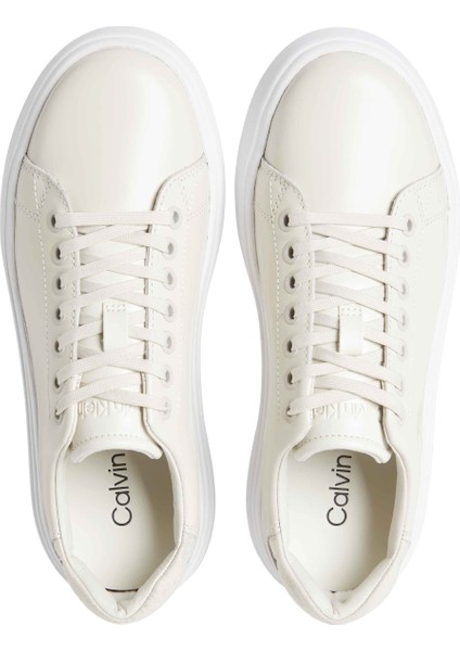 Ekru Kadın Deri Sneaker HW0HW01878ACG