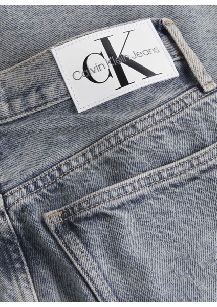Yüksek Bel Düz Paça Normal Mavi Kadın Denim Pantolon J20J2224551A4 modelleri