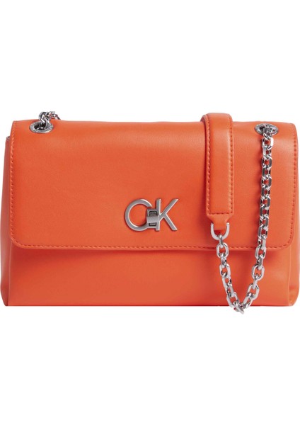 Calvin Klein Turuncu Kadın 24X17X7 cm Omuz Çantası K60K611084SA3