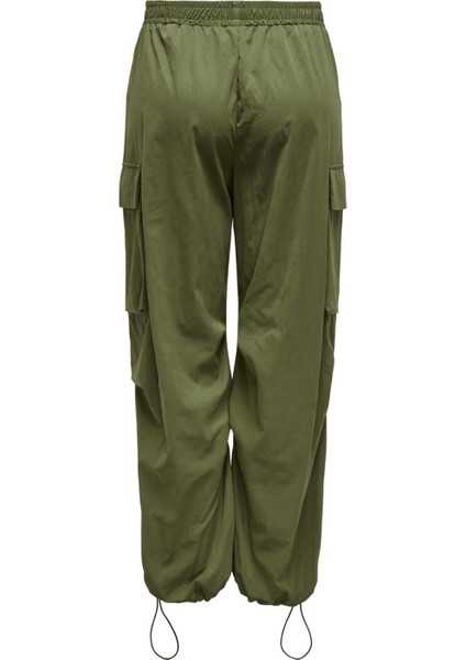 Yüksek Bel Rahat Yeşil Kadın Pantolon Onlocean Cargo Pant Otw