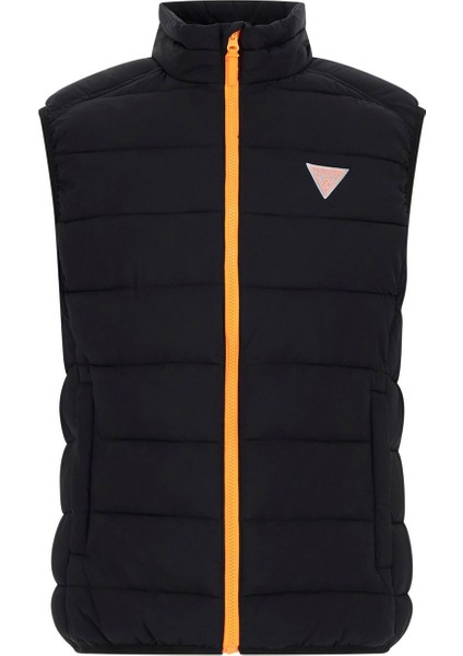 Siyah Erkek Dik Yaka Yelek Z4RL02WFW40JBLK-DALACH Quılted Vest