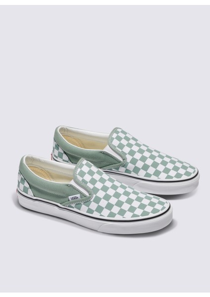 Yeşil Erkek Süet Lifestyle Ayakkabı VN000BVZCJL1 Classic Slip-On fiyatları
