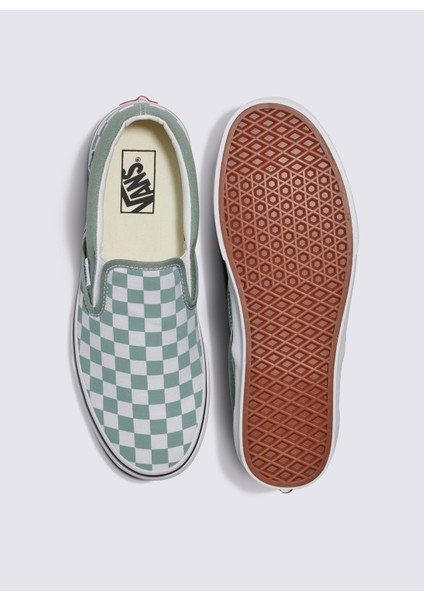 Yeşil Erkek Süet Lifestyle Ayakkabı VN000BVZCJL1 Classic Slip-On modelleri
