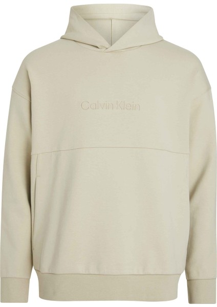 Calvin Klein Kapüşon Yaka Yeşil Erkek Sweatshirt K10K112746Leb