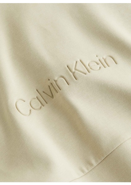 Calvin Klein Kapüşon Yaka Yeşil Erkek Sweatshirt K10K112746Leb