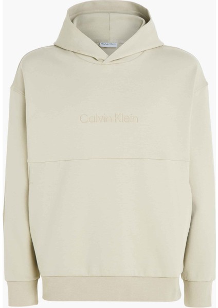 Calvin Klein Kapüşon Yaka Yeşil Erkek Sweatshirt K10K112746Leb