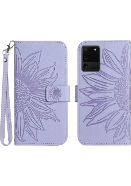 Samsung Galaxy S20 Ultra Flip Cüzdan Için Kart Yuvaları ile Telefon Kılıfı (Yurt Dışından)