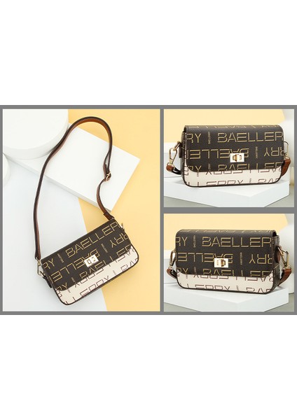 Kadın Cep Telefonu Çantası Retro Presbiyopi Kontrast Renkli Tek Omuz Crossbody Çanta Küçük Kare Çanta Kadın Çantası (Yurt Dışından) modelleri