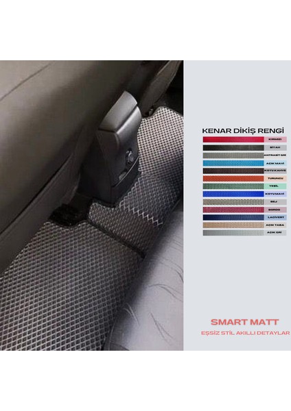 Smart Matt Citroen C4 C 4 2011 - 2015 Uyumlu Yeni Nesil Araca Özel Akıllı Oto Paspas Havuzlu Oto Paspas Araba Paspas