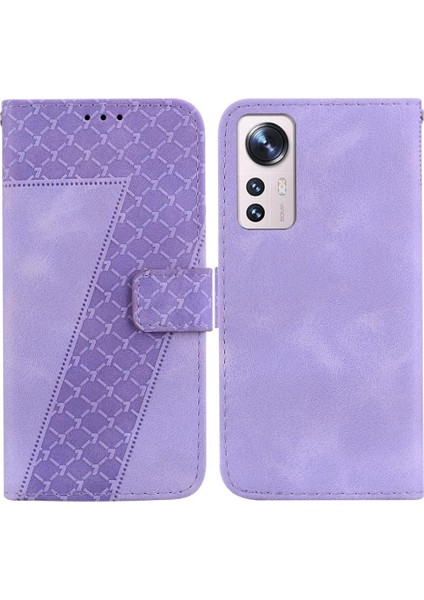 Için Xiaomi 12 Lite Kabartmalı Desen Pu Deri Cüzdan Çevir Kart Telefon Kılıfı (Yurt Dışından)