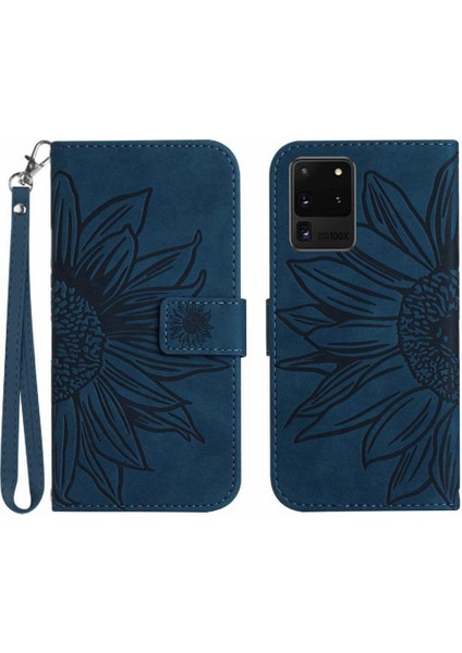 Samsung Galaxy S20 Ultra Flip Cüzdan Için Kart Yuvaları ile Telefon Kılıfı (Yurt Dışından)