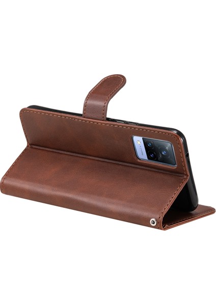 Vıvo V21 ile Uyumlu Moda Fermuar Çevirme Deri Manyetik Cüzdan Telefon Kılıfı (Yurt Dışından) indirimleri