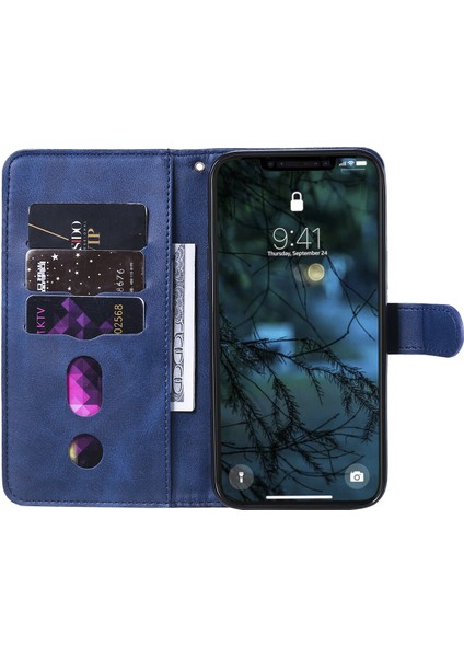iPhone 12 Pro Max ile Uyumlu Moda Fermuar Çevirme Deri Manyetik Cüzdan Telefon Kılıfı (Yurt Dışından) fırsatları
