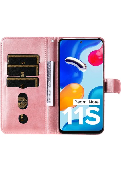 Xiaomi Redmi Note 11 4G/11S ile Uyumlu Moda Fermuar Çevirme Deri Manyetik Cüzdan Telefon Kılıfı (Yurt Dışından) fırsatları
