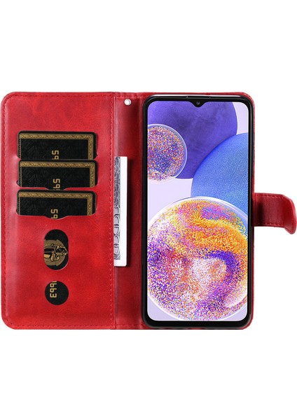 Samsung Galaxy M23/F23 ile Uyumlu Moda Fermuar Çevirme Deri Manyetik Cüzdan Telefon Kılıfı (Yurt Dışından) fırsatları