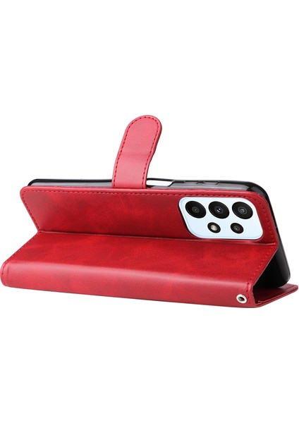 Samsung Galaxy M23/F23 ile Uyumlu Moda Fermuar Çevirme Deri Manyetik Cüzdan Telefon Kılıfı (Yurt Dışından) indirimleri