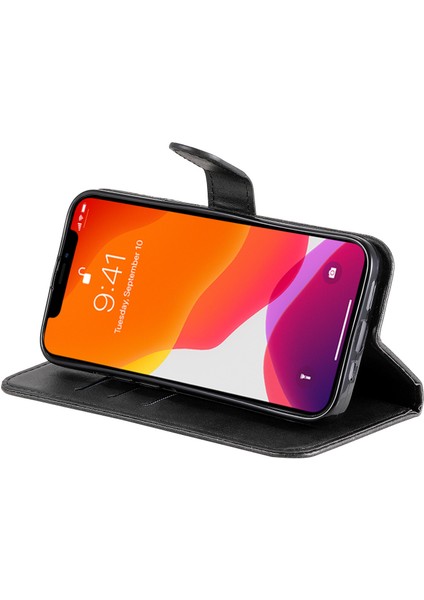 iPhone 13 Pro Max ile Uyumlu Moda Fermuar Çevirme Deri Manyetik Cüzdan Telefon Kılıfı (Yurt Dışından) indirimleri