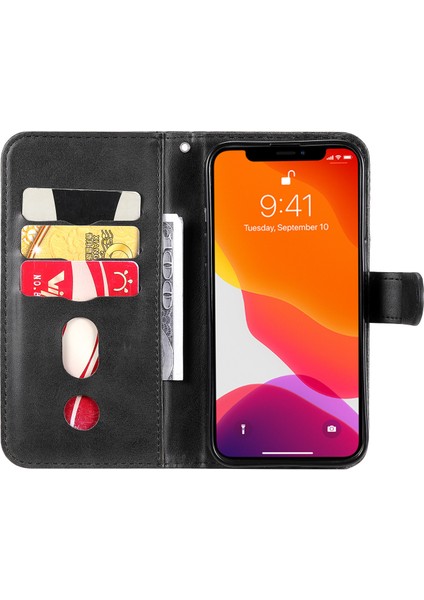 iPhone 14 ile Uyumlu Moda Fermuar Çevirme Deri Manyetik Cüzdan Telefon Kılıfı (Yurt Dışından) fırsatları