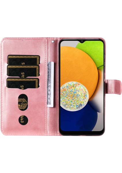 Samsung Galaxy A03 ile Uyumlu Moda Fermuar Çevirme Deri Manyetik Cüzdan Telefon Kılıfı (Yurt Dışından) fırsatları