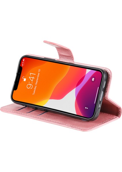 iPhone 13 Mini ile Uyumlu Moda Fermuar Çevirme Deri Manyetik Cüzdan Telefon Kılıfı (Yurt Dışından) indirimleri