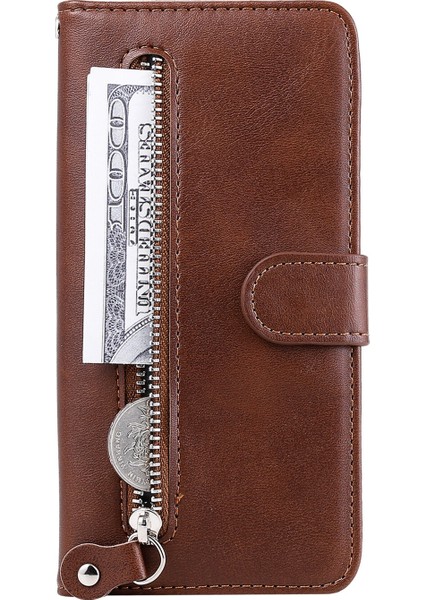 Xiaomi 11 Lite ile Uyumlu Moda Fermuar Çevirme Deri Manyetik Cüzdan Telefon Kılıfı (Yurt Dışından) fiyatları