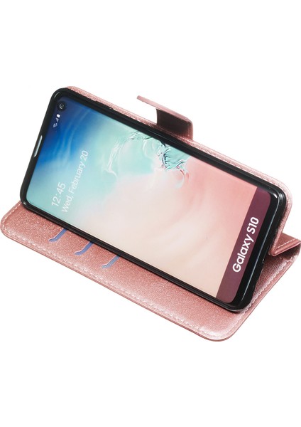 Samsung Galaxy S10 ile Uyumlu Moda Fermuar Çevirme Deri Manyetik Cüzdan Telefon Kılıfı (Yurt Dışından) indirimleri