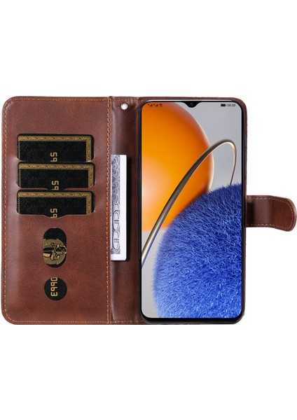 Huawei Nova Y61 ile Uyumlu Moda Fermuar Çevirme Deri Manyetik Cüzdan Telefon Kılıfı (Yurt Dışından) indirimleri
