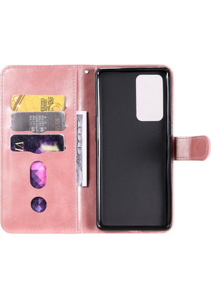 Oppo Reno 6 Pro Plus 5g ile Uyumlu Moda Fermuar Çevirme Deri Manyetik Cüzdan Telefon Kılıfı (Yurt Dışından) fırsatları