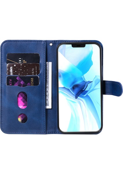 iPhone 12/12 Pro ile Uyumlu Moda Fermuar Çevirme Deri Manyetik Cüzdan Telefon Kılıfı (Yurt Dışından) fırsatları
