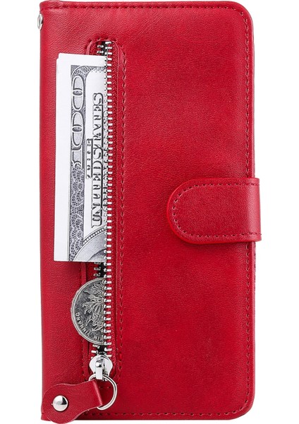 Xiaomi 11 Lite ile Uyumlu Moda Fermuar Çevirme Deri Manyetik Cüzdan Telefon Kılıfı (Yurt Dışından) fiyatları