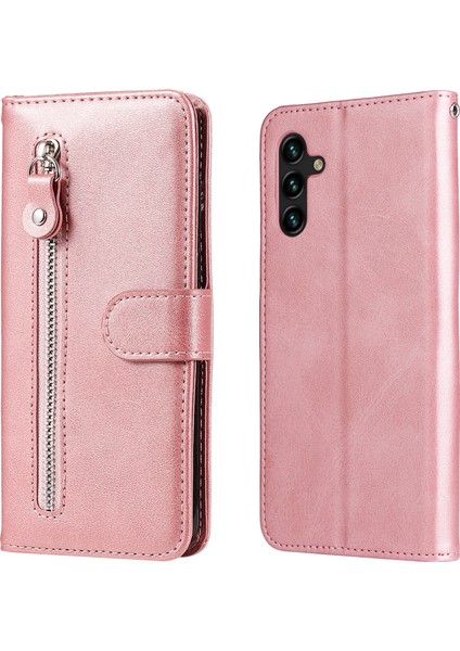 Samsung Galaxy A13 5g ile Uyumlu Moda Fermuar Çevirme Deri Manyetik Cüzdan Telefon Kılıfı (Yurt Dışından) fiyatları