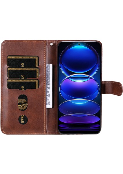 Xiaomi Redmi Note 12 5g ile Uyumlu Moda Fermuar Çevirme Deri Manyetik Cüzdan Telefon Kılıfı (Yurt Dışından) indirimleri