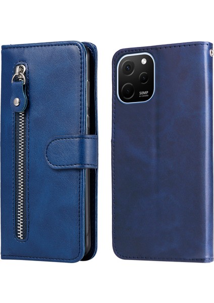 Huawei Nova Y61 ile Uyumlu Moda Fermuar Çevirme Deri Manyetik Cüzdan Telefon Kılıfı (Yurt Dışından) fırsatları