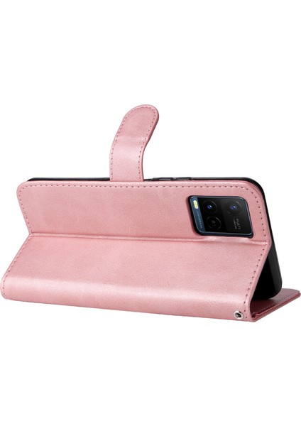 Vıvo Y21/Y21S/Y33S ile Uyumlu Moda Fermuar Çevirme Deri Manyetik Cüzdan Telefon Kılıfı (Yurt Dışından) indirimleri