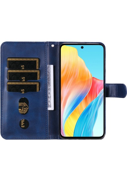Oppo A58 4g ile Uyumlu Moda Fermuar Çevirme Deri Manyetik Cüzdan Telefon Kılıfı (Yurt Dışından) fırsatları